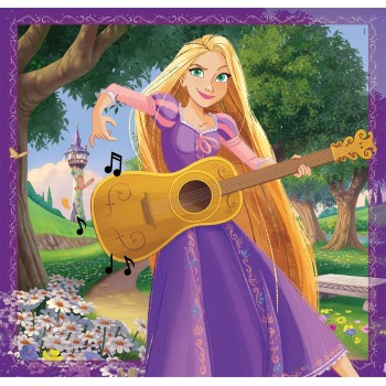 Clementoni παιδικό παζλ super color disney princess 3x48 τμχ 1200-25304 8005125253043