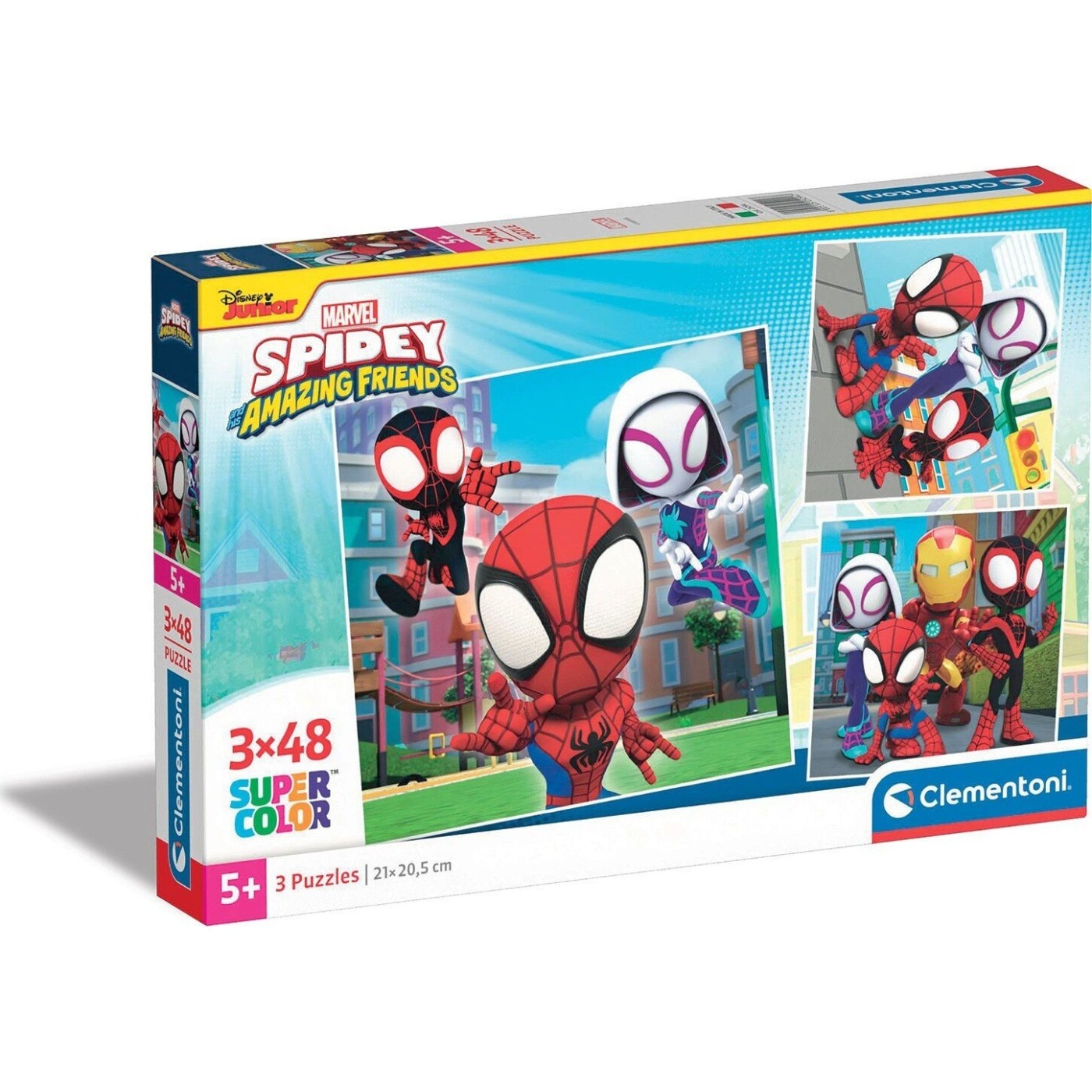 Clementoni Spiderman Children's Puzzle Super Color Marvel Spidey and ...