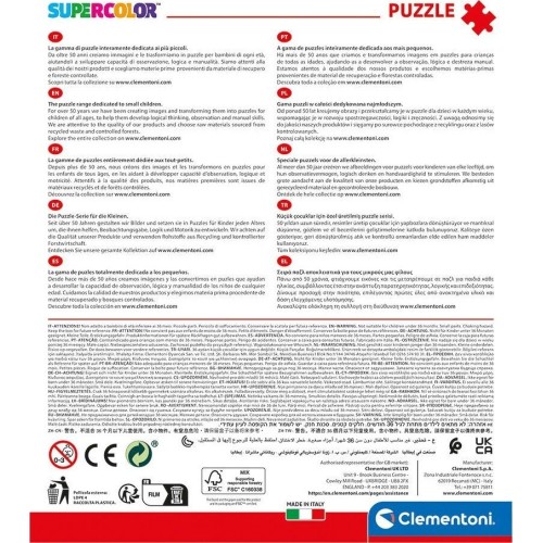 Clementoni DC Super Heroes παιδικό παζλ supercolor dc comics super friends 2x60 τμχ 1200-21624 8005125216246