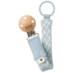 bibs Κλιπ Στήριξης Πιπίλας Paci Braid Blue – Ivory 12.9401112 | Toys-shop.gr