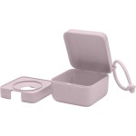BIBS Pacifier Box With Strap. Soother Holder And Steriliser Case. 100% BPA Free Food-Grade Material. Made In Denmark. Dusky Lila