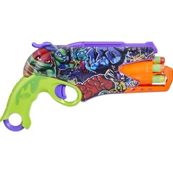 Hasbro Nerf Teenage Mutant Ninja Turtles Blaster, 10 Elite Darts, Toy Foam Blasters for 8 Year Old Boys and Girls and Up F9972 5