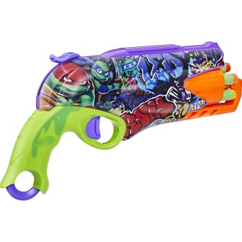 Hasbro Nerf Teenage Mutant Ninja Turtles Blaster, 10 Elite Darts F9972 5010996254412