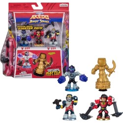 Giochi Preziosi Akedo Beast Strike 3 Φιγούρες Μάχης & Χειριστήριο Starter Pack  AKE19000 8056379155263