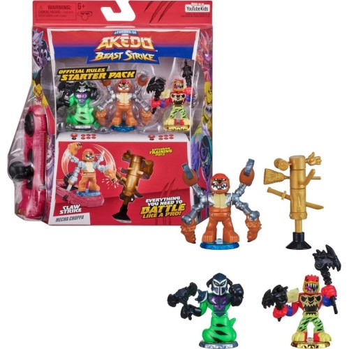 Giochi Preziosi Akedo Beast Strike 3 Action Figures & Controller AKE19000 8056379155263