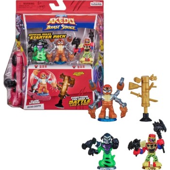 Giochi Preziosi Akedo Beast Strike 3 Action Figures & Controller AKE19000 8056379155263