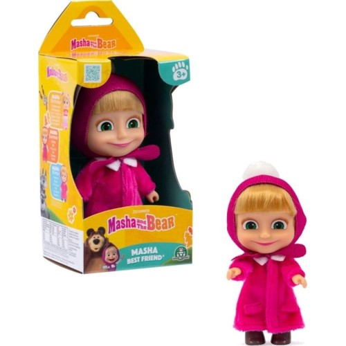 Giochi Preziosi Masha and The Bear Masha & the Bear Masha Doll 12cm - 3 Designs MHA00000 8056379156208