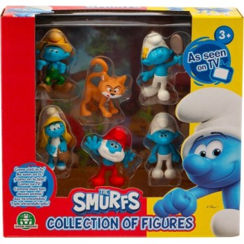 Giochi Preziosi The Smurfs Στρουμφάκια Σετ Με 6 Φιγούρες 5.5Εκ. - 1 Σετ PUF14000 8056379161820