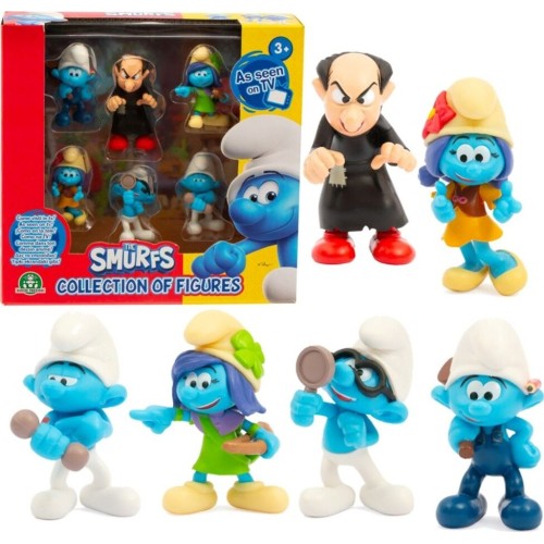 Giochi Preziosi The Smurfs Στρουμφάκια Σετ Με 6 Φιγούρες 5.5Εκ. - 1 Σετ PUF14000 8056379161820