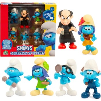 Giochi Preziosi The Smurfs Στρουμφάκια Σετ Με 6 Φιγούρες 5.5Εκ. - 1 Σετ PUF14000 8056379161820
