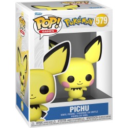 Funko POP Games Pichu 579 (Pokemon)- Συλλεκτική Φιγούρα Βινυλίου 63255 889698632553