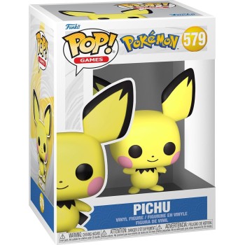 Funko POP Games Pichu 579 (Pokemon)- Συλλεκτική Φιγούρα Βινυλίου 63255 889698632553