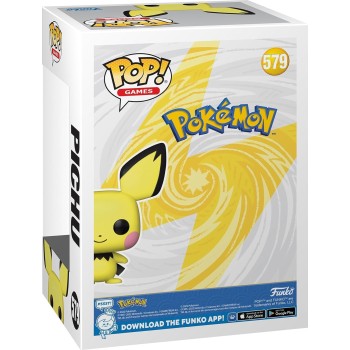 Funko POP Games Pichu 579 (Pokemon)- Συλλεκτική Φιγούρα Βινυλίου 63255 889698632553