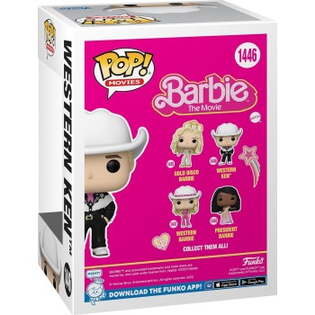 Funko pop! movies: barbie - cowboy ken 1 - collectable vinyl figure - gift idea - 72636 889698726368