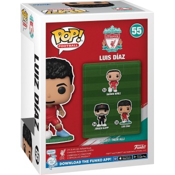 Funko pop! soccer: liverpool fc - luis diaz - collectable vinyl figure - gift ide 73934 889698739344