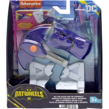 Mattel Fisher-Price batwheels key car racers - bam the batmobile HRJ53 / HRJ54 194735178070