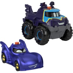 Mattel Fisher-Price DC Batwheels Bam The Batmobile And Buff HML25 194735130405
