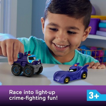 Mattel Fisher-Price DC Batwheels Bam The Batmobile And Buff HML25 194735130405