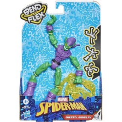 Hasbro Marvel Spider-Man Bend And Flex Green Goblin Action Figure, 6-Inch Flexible Figure, Includes Blast Accessories E7335 / E8