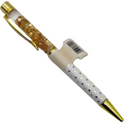 FunkyFish FF Pen White Gold Hearts Funky Fish 300-30129 7297473764048