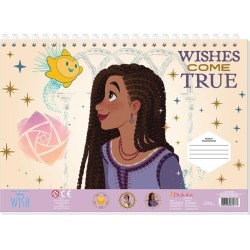 Diakakis imports Disney Drawing pad Wish 23x33 40 Sheets Auto-stencil- 2 Pages x 2 Fig. 564480 5205698682780
