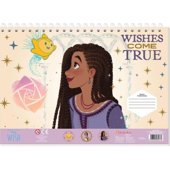 Diakakis imports Disney Drawing pad Wish 23x33 40 Sheets Auto-stencil- 2 Pages x 2 Fig. 564480 5205698682780