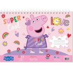 Diakakis imports Μπλοκ Ζωγραφικής Peppa Pig 23X33 40 Φύλλα Αυτοκ-Στενσιλ- 2 Σελ. Χρ 000482813 5205698686276