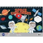 Diakakis imports Nasa Drawing pad 23x33 40 Sheets Auto-stencil- 2 Pages x 2 Fig. 000486089 5205698686559