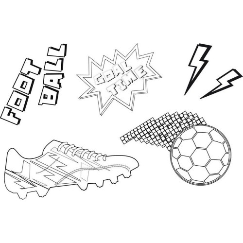 Diakakis imports Must Best Press Start Drawing pad - Football 23x33 40 Sheets With Stickers-stencils- 2 pp. Chrome 000585958 520