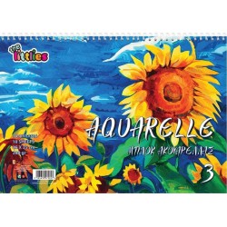 Diakakis imports the Littlies Watercolor Block 10 Sheets, 30x40 cm. 646771 5205698485015
