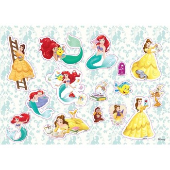 Diakakis imports Disney Princess Μπλοκ Ζωγραφικής Princess 23X33 40 Φύλλα Αυτοκ-Στενσιλ- 2 Σελ. Χρ - 1 Τμχ 564475 5205698686528