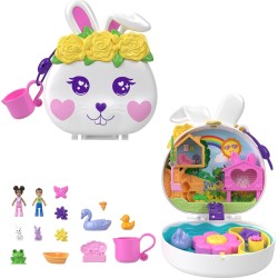 Mattel Polly Pocket Flower Garden Bunny Compact FRY35 / HKV36 194735109043