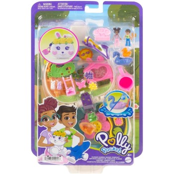 Mattel Polly Pocket Flower Garden Bunny Compact FRY35 / HKV36 194735109043