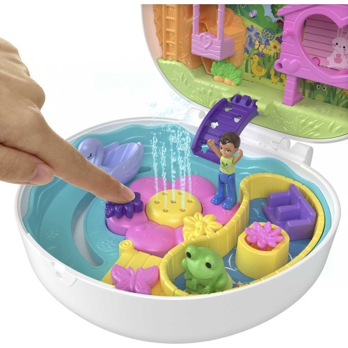 Mattel Polly Pocket Flower Garden Bunny Compact FRY35 / HKV36 194735109043