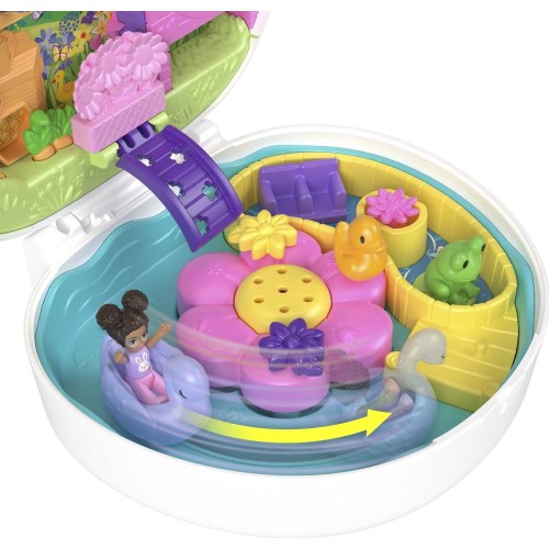 Mattel Polly Pocket Flower Garden Bunny Compact FRY35 / HKV36 194735109043