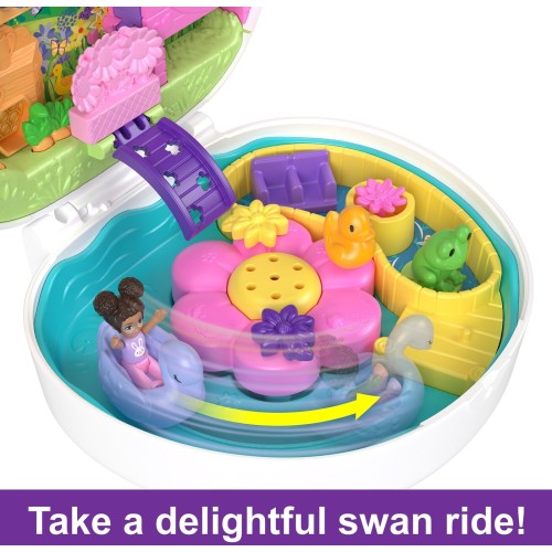 Mattel Polly Pocket Flower Garden Bunny Compact FRY35 / HKV36 194735109043
