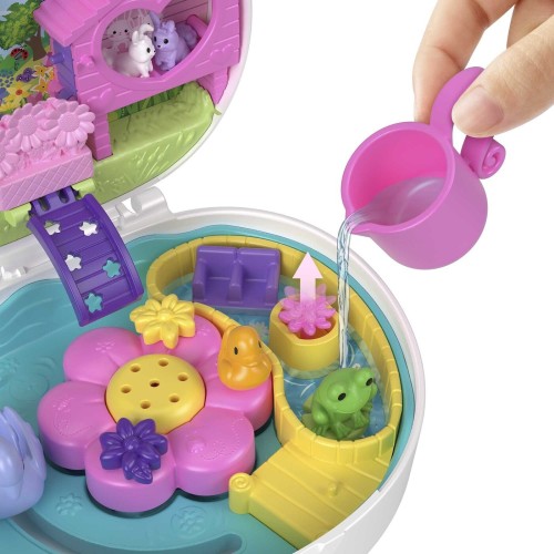 Mattel Polly Pocket Flower Garden Bunny Compact FRY35 / HKV36 194735109043