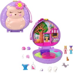 Mattel Polly Pocket Hedgehog Coffee Shop Compact FRY35 / HRD37 194735173860