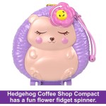 Mattel Polly Pocket Hedgehog Coffee Shop Compact FRY35 / HRD37 194735173860