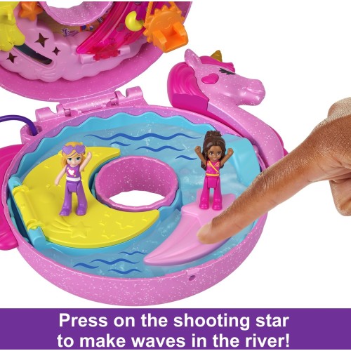 Mattel Polly Pocket Sparkle Cove Adventure Unicorn Floatie Compact FRY35 / HKV34 194735109449