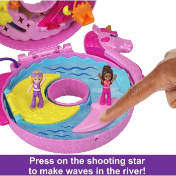 Mattel Polly Pocket Sparkle Cove Adventure Unicorn Floatie Compact FRY35 / HKV34 194735109449