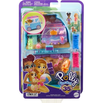 Mattel Polly Pocket Seaside Puppy Ride Compact FRY35 / HRD36 194735173808