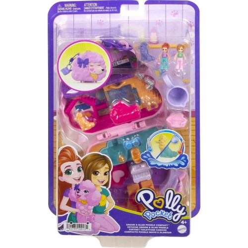 Mattel Polly Pocket Groomand Glam Poodle Compact FRY35 / HKV35 194735109135