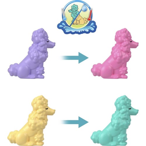 Mattel Polly Pocket Groomand Glam Poodle Compact FRY35 / HKV35 194735109135