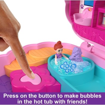 Mattel Polly Pocket Groomand Glam Poodle Compact FRY35 / HKV35 194735109135