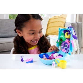 Mattel Polly Pocket Pajama Party Snowy Sleepover OWL Compact FRY35 / HKV37 194735109227