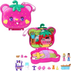 Mattel Polly Pocket Straw-beary Patch Compact FRY35 / HRD35 194735173761