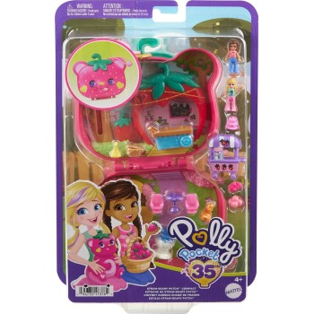 Mattel Polly Pocket Straw-beary Patch Compact FRY35 / HRD35 194735173761