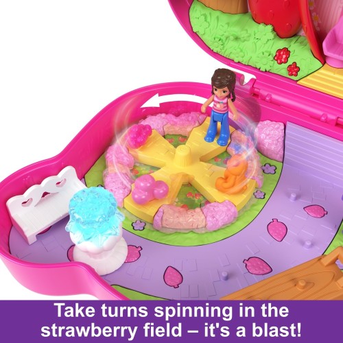 Mattel Polly Pocket Straw-beary Patch Compact FRY35 / HRD35 194735173761