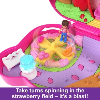 Mattel Polly Pocket Straw-beary Patch Compact FRY35 / HRD35 194735173761